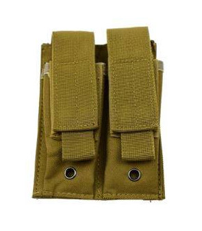 ACM Poche Double Chargeur PA Tan Molle/Ceinture