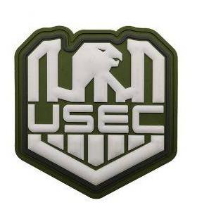 Patch PVC 3D USEC Blanc / OD