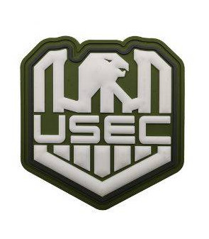 Patch PVC 3D USEC Blanc / OD