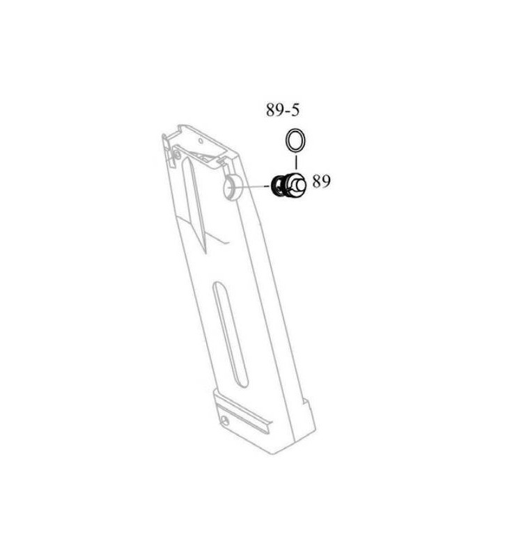 KJW Valve Percussion CZ75 SP-01 CO2 Part:89+89-5 18409