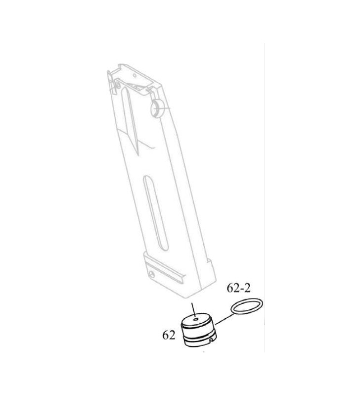 KJW Valve Perçage Co2 CZ SP-01 Shadow Part-62+62-2 / 18409