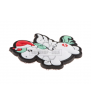 JTG Christmas Unicorn Rubber Patch PVC