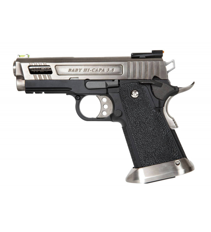 WE Hi-Capa 3.8 Force Silver Velociraptor Gaz 25Bbs 0.8J