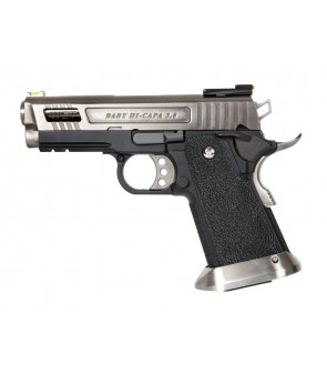 WE Hi-Capa 3.8 Force Silver Velociraptor Gaz 25Bbs 0.8J