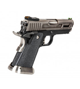 WE Hi-Capa 3.8 Force Silver Velociraptor Gaz 25Bbs 0.8J