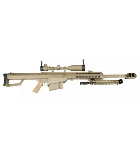 Snow Wolf M82A1 + Lunette 3-9x50mm Tan AEG Métal 500BBs 1.6J