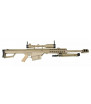 Snow Wolf M82A1 + Lunette 3-9x50mm Tan AEG Métal 500BBs 1.6J