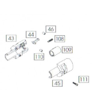 WE Bloc Hop-Up M4 GBBR Part-111-43-45