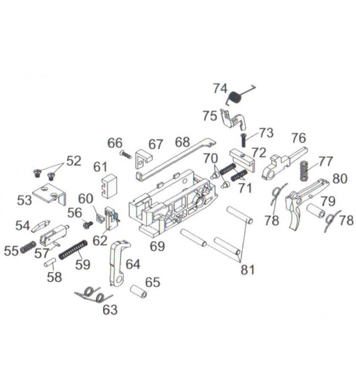 WE Trigger Set MSK Part-52 à 81