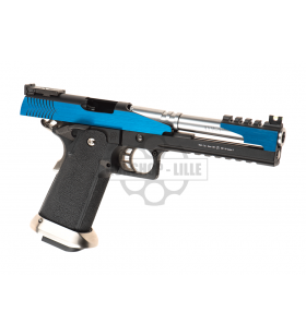 WE Hi-Capa 6.0 T.Rex Titanium / Blue Gaz 30BBs 1.2J