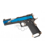 WE Hi-Capa 6.0 T.Rex Titanium / Blue Gaz 30BBs 1.2J