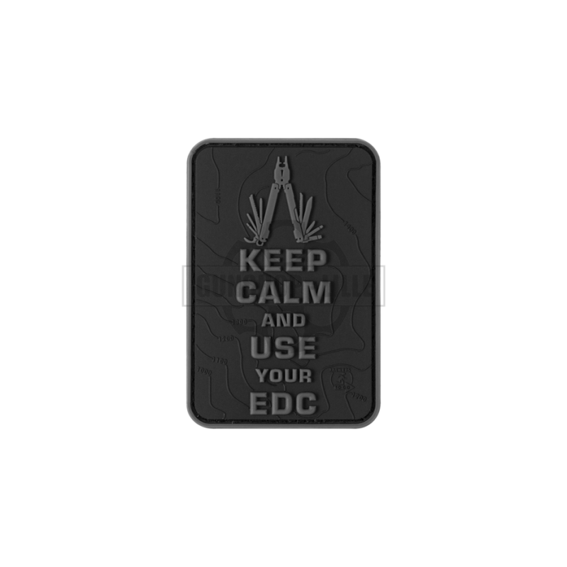 JTG Keep Calm EDC Rubber Patch