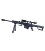 Snow Wolf M82A CQB + Lunette 3-9x50mm Noir AEG Métal 190BBs 1.4J