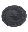 Patch PVC Fenrir Viking Grey/Black 80mm