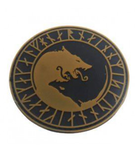 Patch PVC Fenrir Viking Coyote/Black 80mm