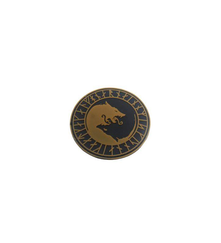 Patch PVC Fenrir Viking Coyote/Black 80mm