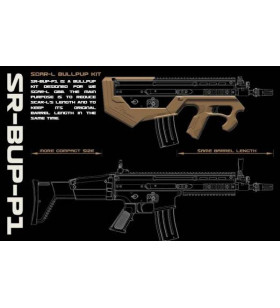 SRU Kit Bullpup Prototype Scar-L GBBR Tan