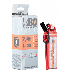 BO Lipo 7.4V 1500Mah Mini Tamiya 25C Double