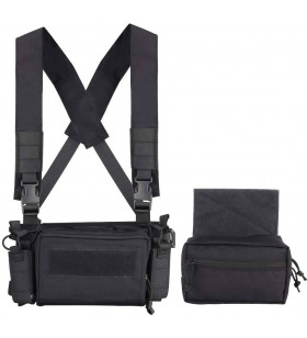 S&T Veste Reco Chest Rig Noir