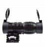 JS Tactical Magnifier 3X Rabattable Black