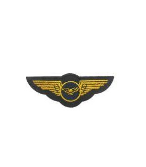 Patch Brodé TOPGUN Airforce 80x30mm Noir/Bleu/Jaune