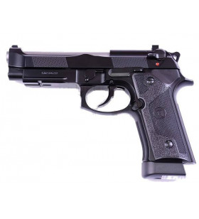 KJW M9A1 Co2 Noir Canon Silver Métal 25BBs 1.1J