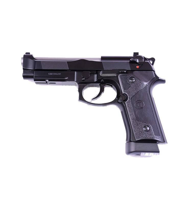 KJW M9A1 Co2 Noir Canon Silver Métal 25BBs 1.1J