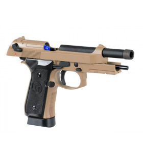 KJW M9A1 Tan Canon Fileté Co2 Métal 25BBs 0.8J