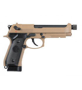 KJW M9A1 Tan Canon Fileté Co2 Métal 25BBs 0.8J