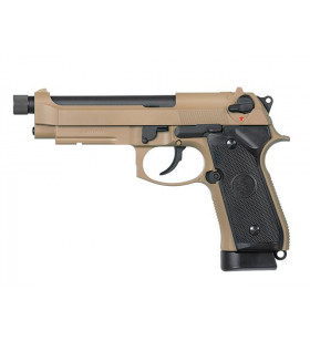 KJW M9A1 Tan Canon Fileté Co2 Métal 25BBs 0.8J