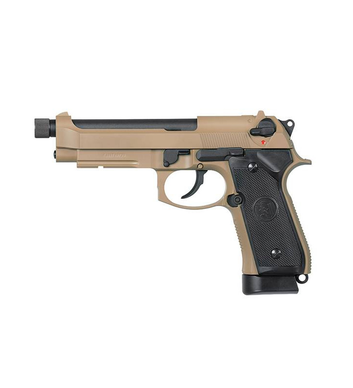 KJW M9A1 Tan Canon Fileté Co2 Métal 25BBs 0.8J