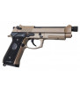 KJW M9A1 Tan Canon Fileté Gaz Métal 25BBs 0.8J