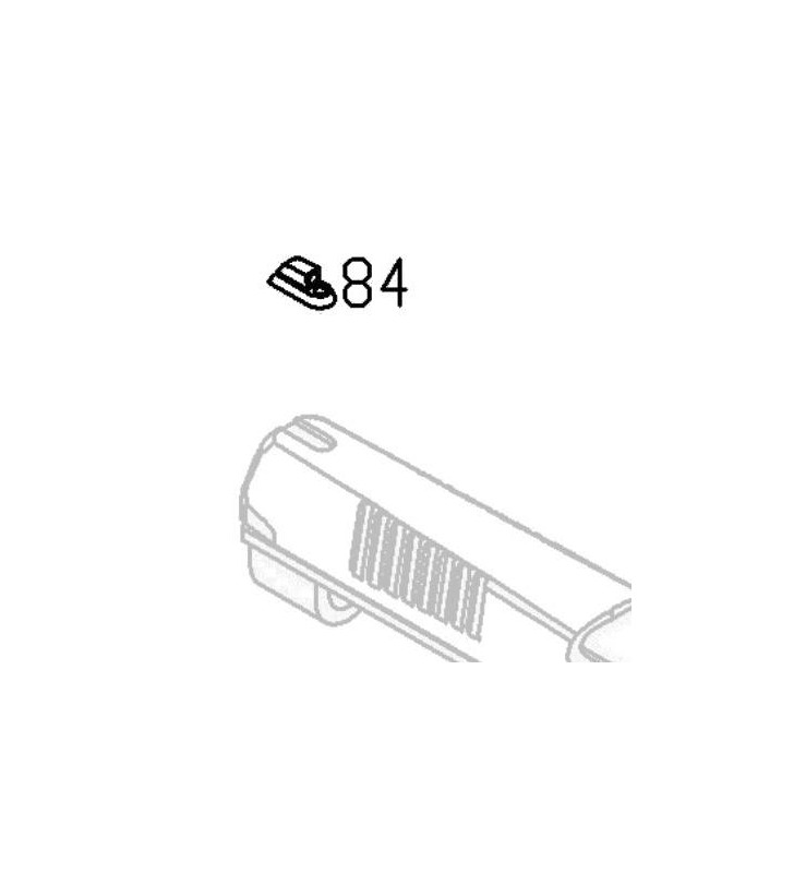 KJW Front Sight CZ P-09 ref:18116 Part-84