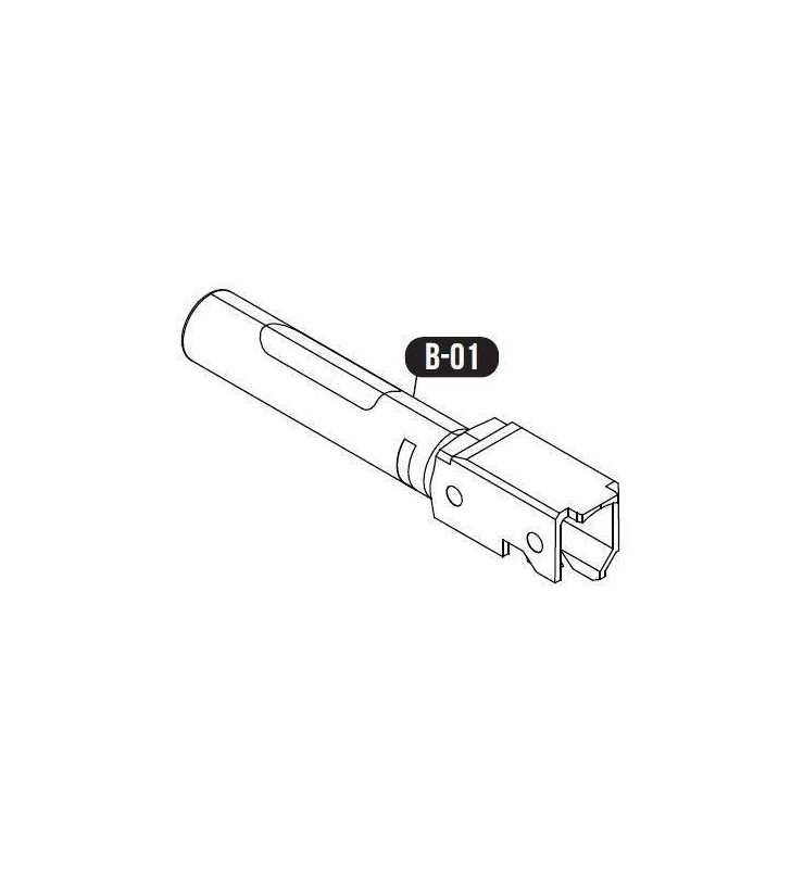 VFC Glock Outer Barrel G19 Black Part:B-01 (340511)