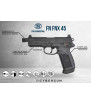 FN FNX-45 Gaz Tactical Noir Métal 25BBs 1J