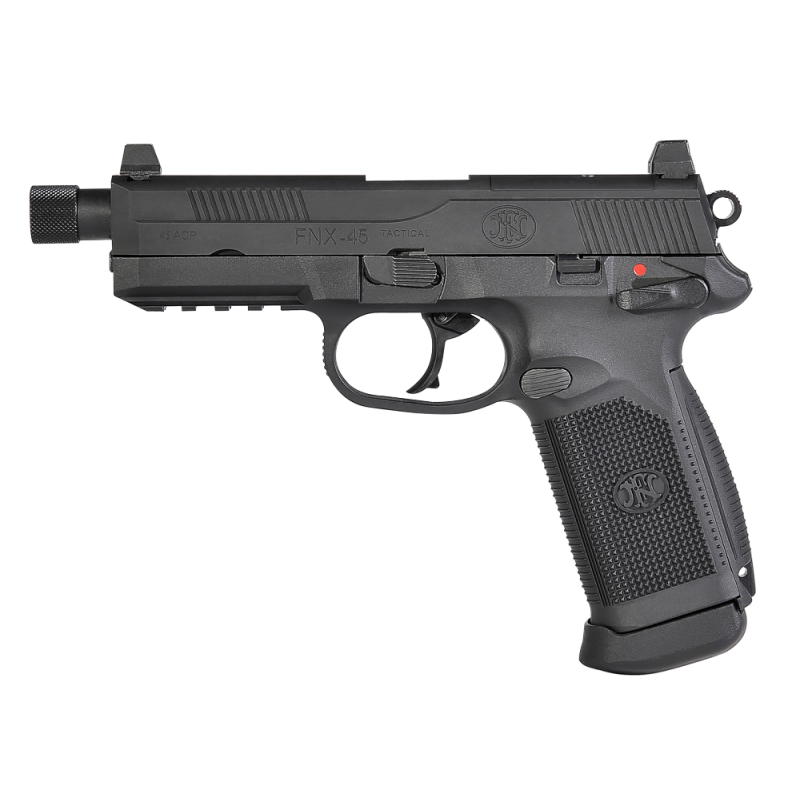 FN FNX-45 Gaz Tactical Noir Métal 25BBs 1J