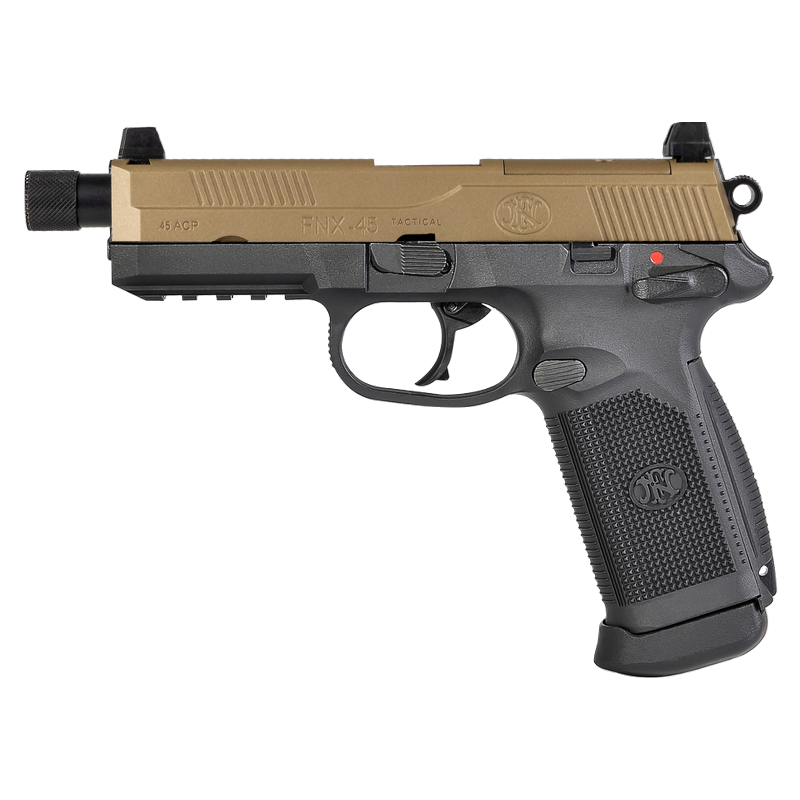 FN FNX-45 Gaz Corps Noir / Culasse Tan 25BBs 1j