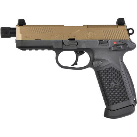 FN FNX-45 Gaz Corps Noir / Culasse Tan 25BBs 1j