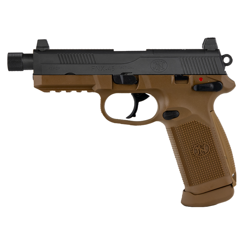 FN FNX-45 Gaz Corps Tan / Culasse Noir 25BBs 1j