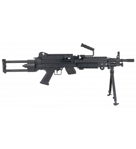 FN M249 AEG Noir Nylon 300BBs 1J