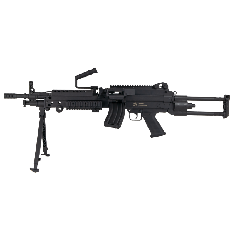 FN M249 AEG Noir Nylon 300BBs 1J