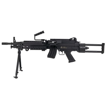 FN M249 AEG Noir Nylon 300BBs 1J