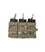 Delta Tactics Porte Chargeur Triple M4 Multicam