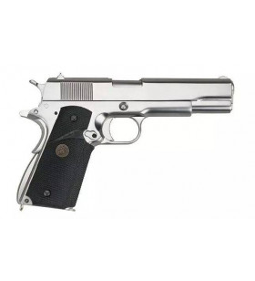 WE 1911 MEU Silver Gaz 15BBs 1J