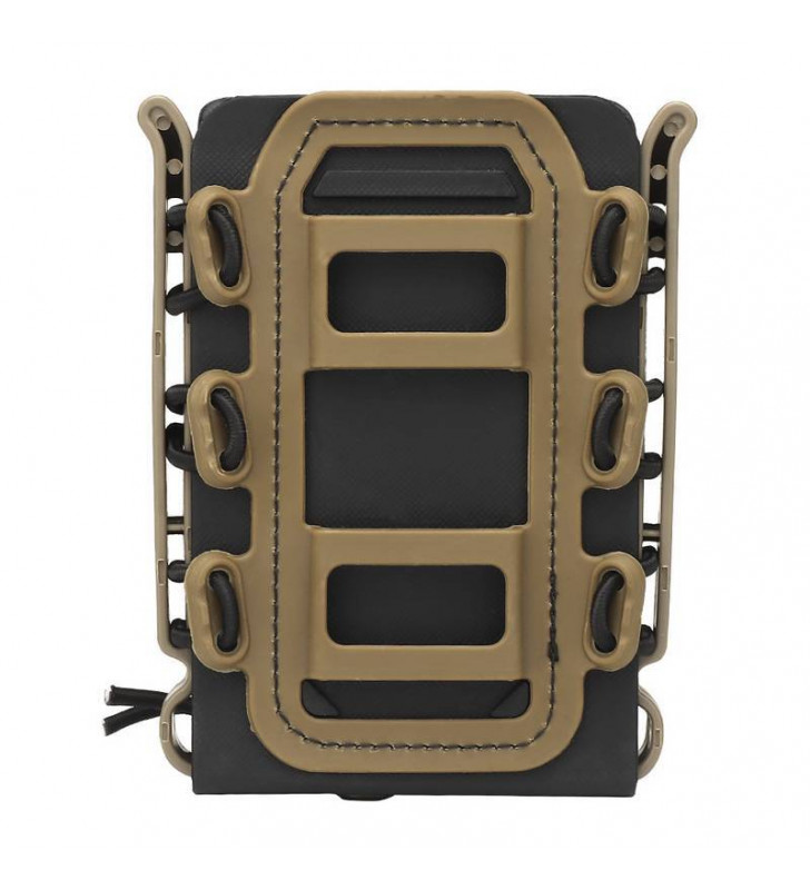 ACM Poche Chargeur M4/G36/AK Noir & Tan Molle