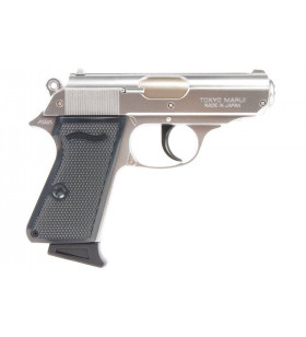 Tokyo Marui Walther PPK Gindan Silver Spring 14BBs 0.2J