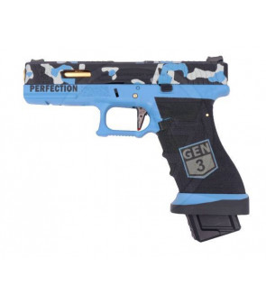 WE G17 Camo Blue Gen.3 Gaz 24BBs 1J G012