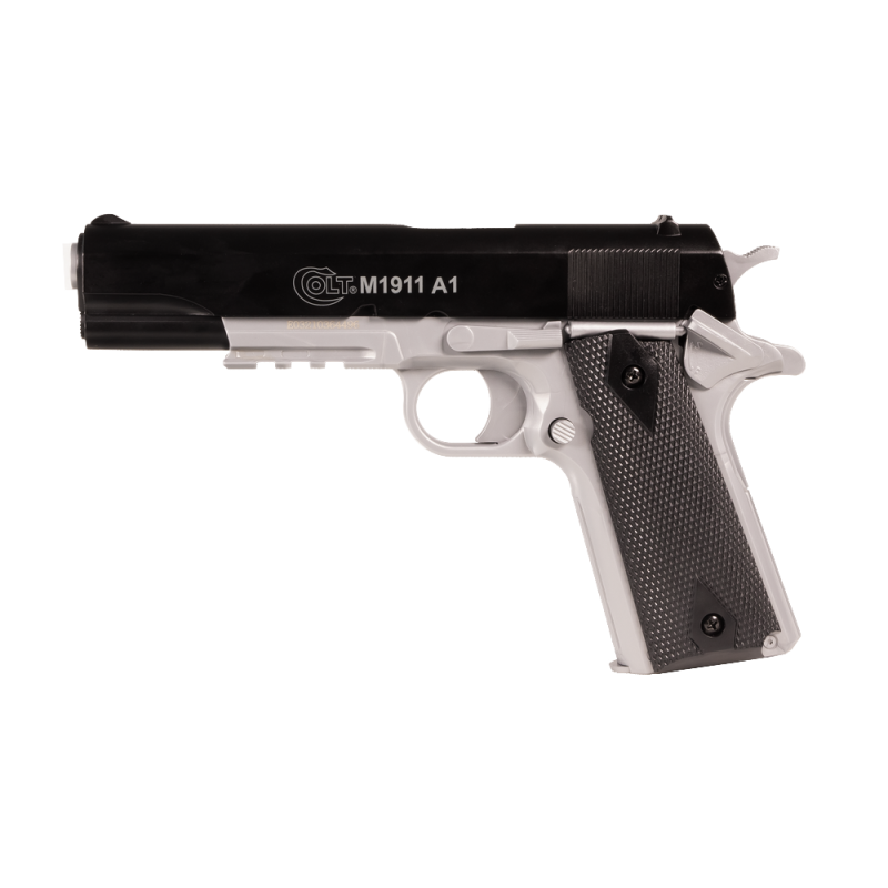 Colt 1911 Culasse Métal Spring Dual Tone Noir/Silver