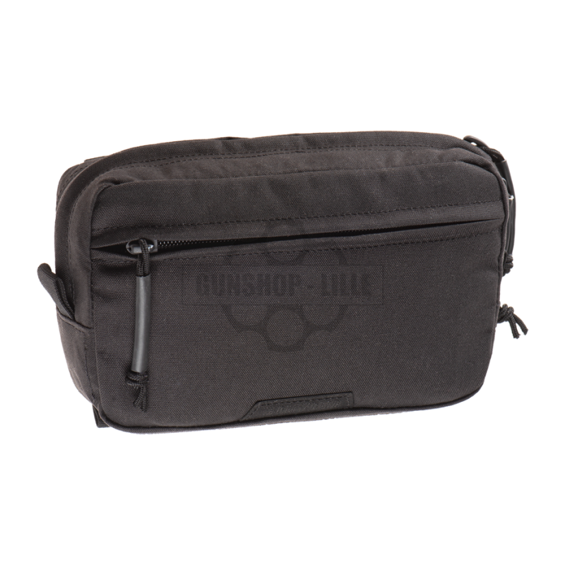 Clawgear Medium Horizontal Utility Pouch Zipped Core Black