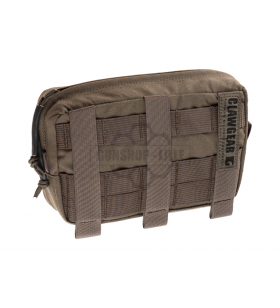 Clawgear Medium Horizontal Utility Pouch Zipped Core RAL7013 Ranger Green